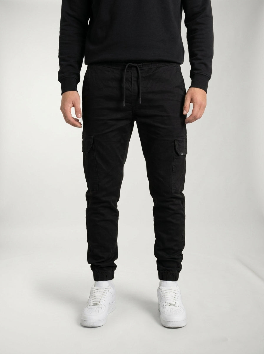 Pantalones Cargo Laluna LAVRA - detalle cintura elástica