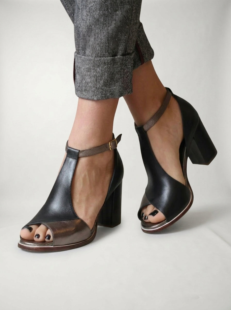 Tacones Nadaria LAVRA - tacón mujer look elegante fondo neutro