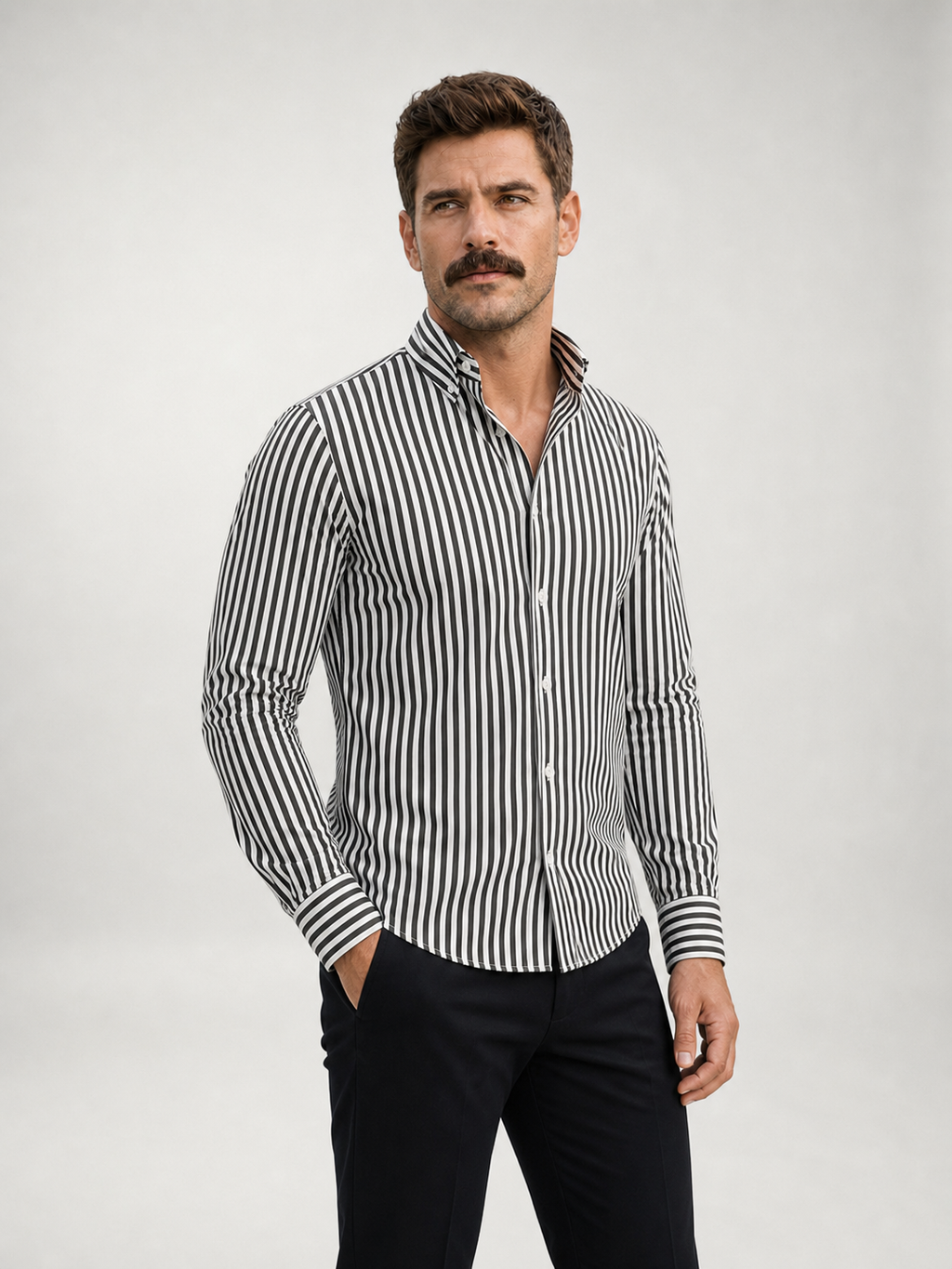 Camisa A Rayas LAVRA - azul cielo verano