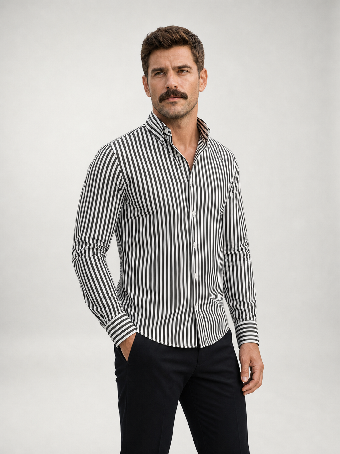 Camisa A Rayas LAVRA - azul cielo verano