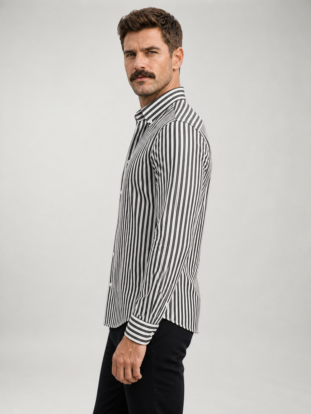 Camisa A Rayas LAVRA - vista lateral