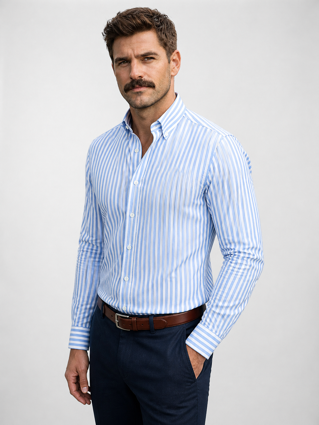 Camisa A Rayas LAVRA - modelo editorial