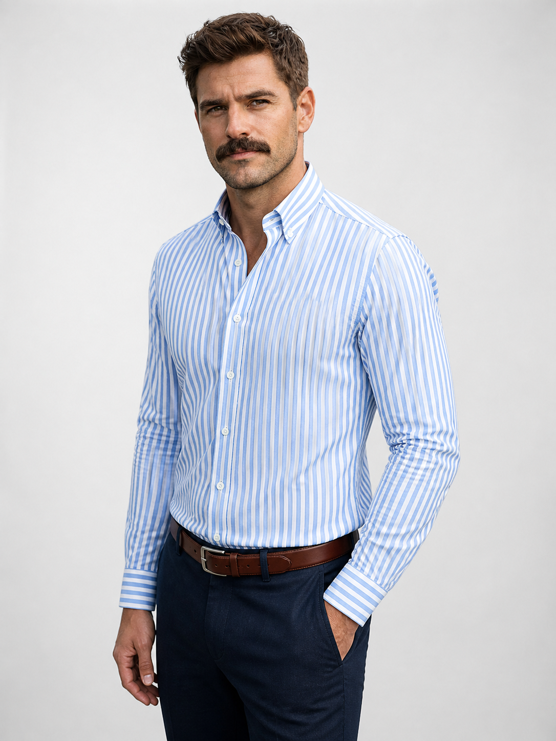 Camisa A Rayas LAVRA - modelo editorial