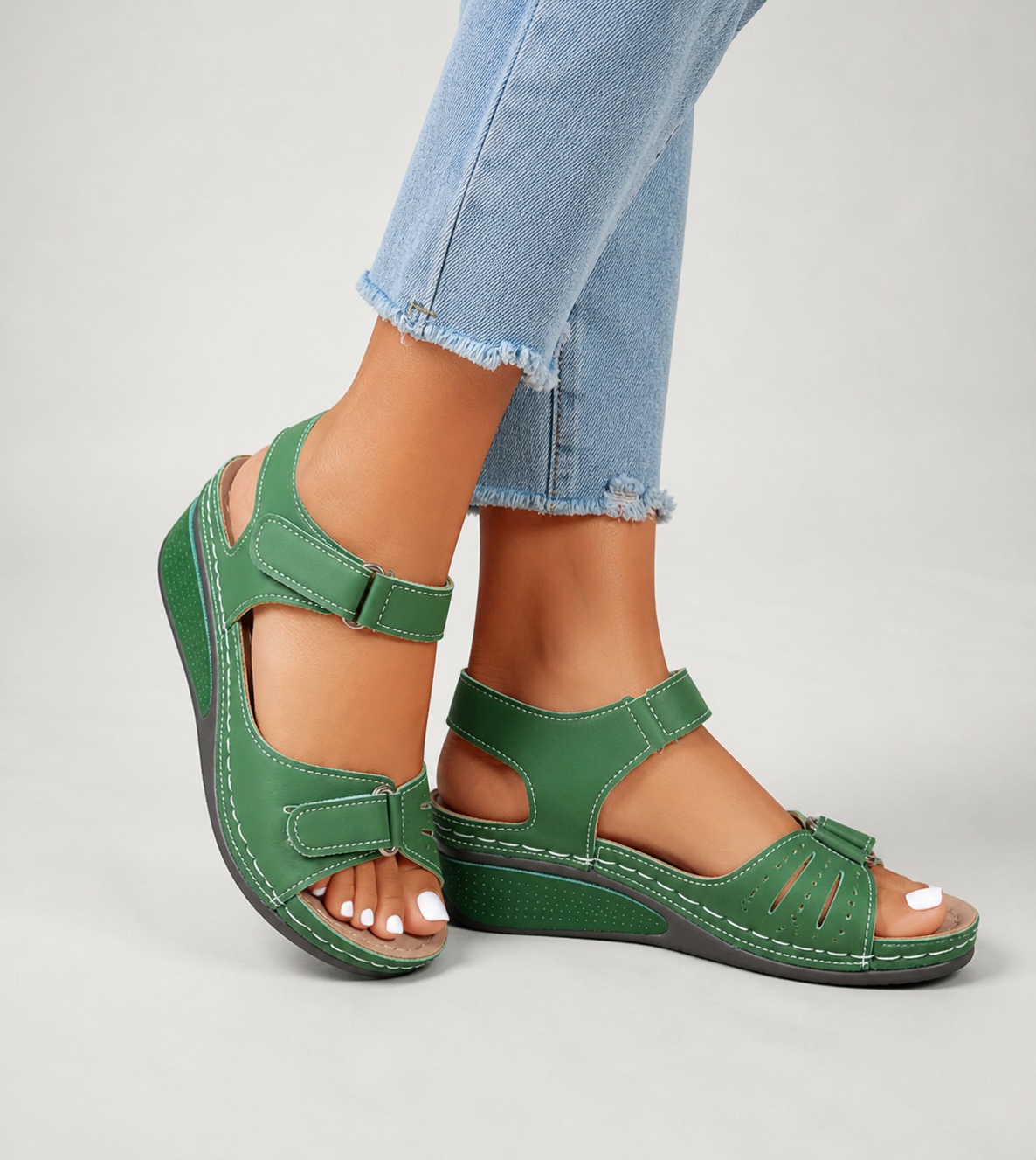 Sandalias Élise LAVRA - detalle hebilla