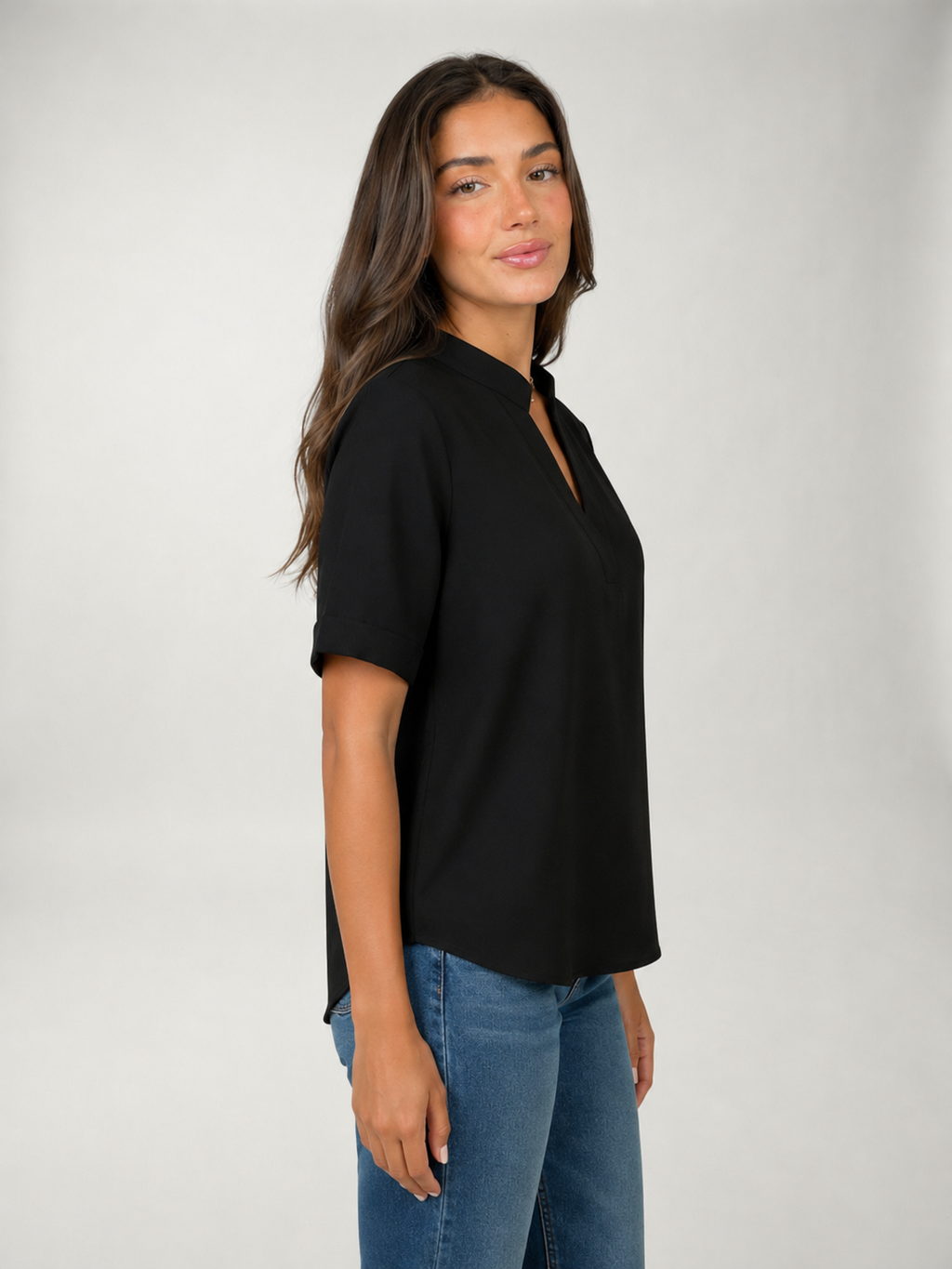 Blusa Yatra LAVRA - detalle tela fluida