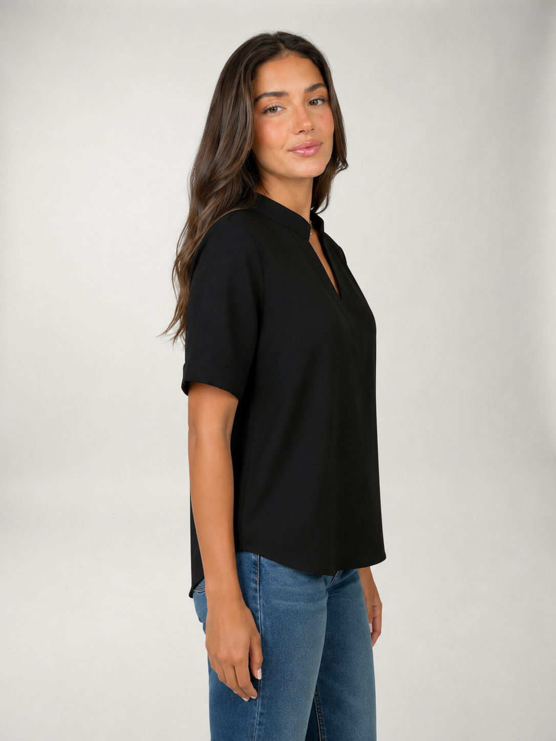 Blusa Yatra LAVRA - detalle tela fluida