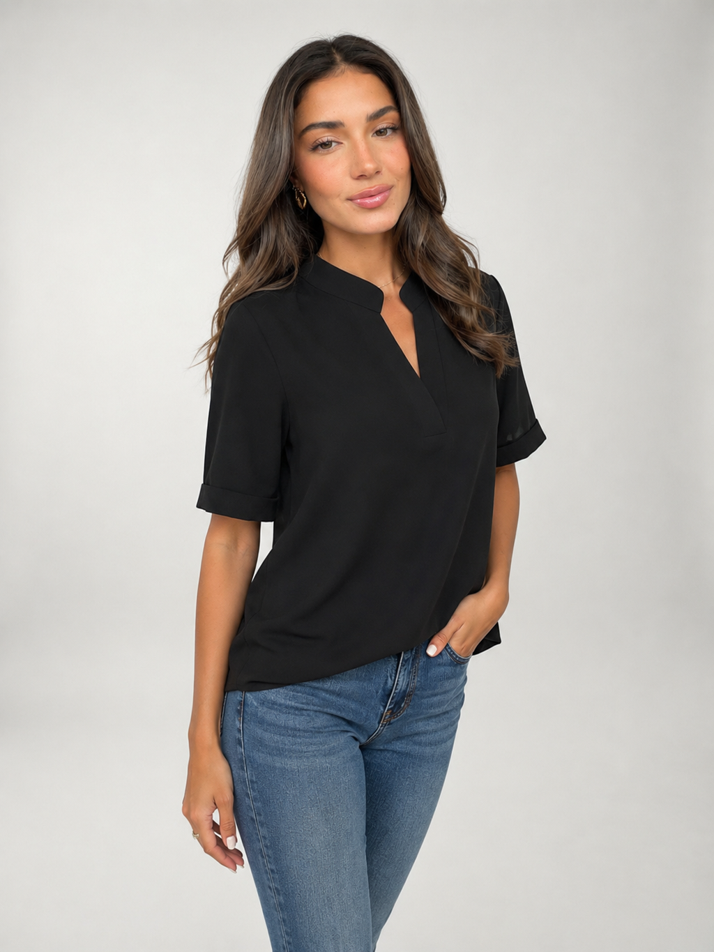 Blusa Yatra LAVRA - vista lateral