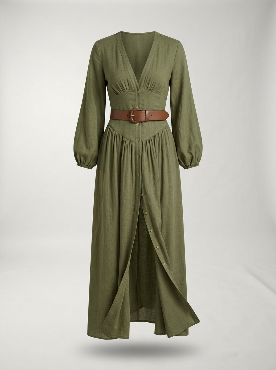 Vestido Laurette LAVRA - lino algodón