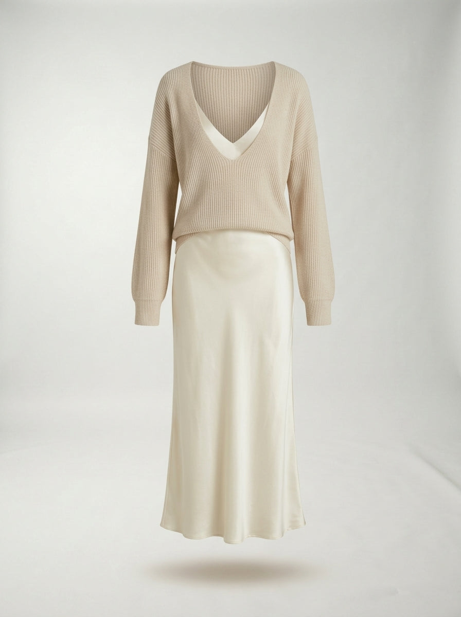 Vestido Patricia + Jersey LAVRA - conjunto completo