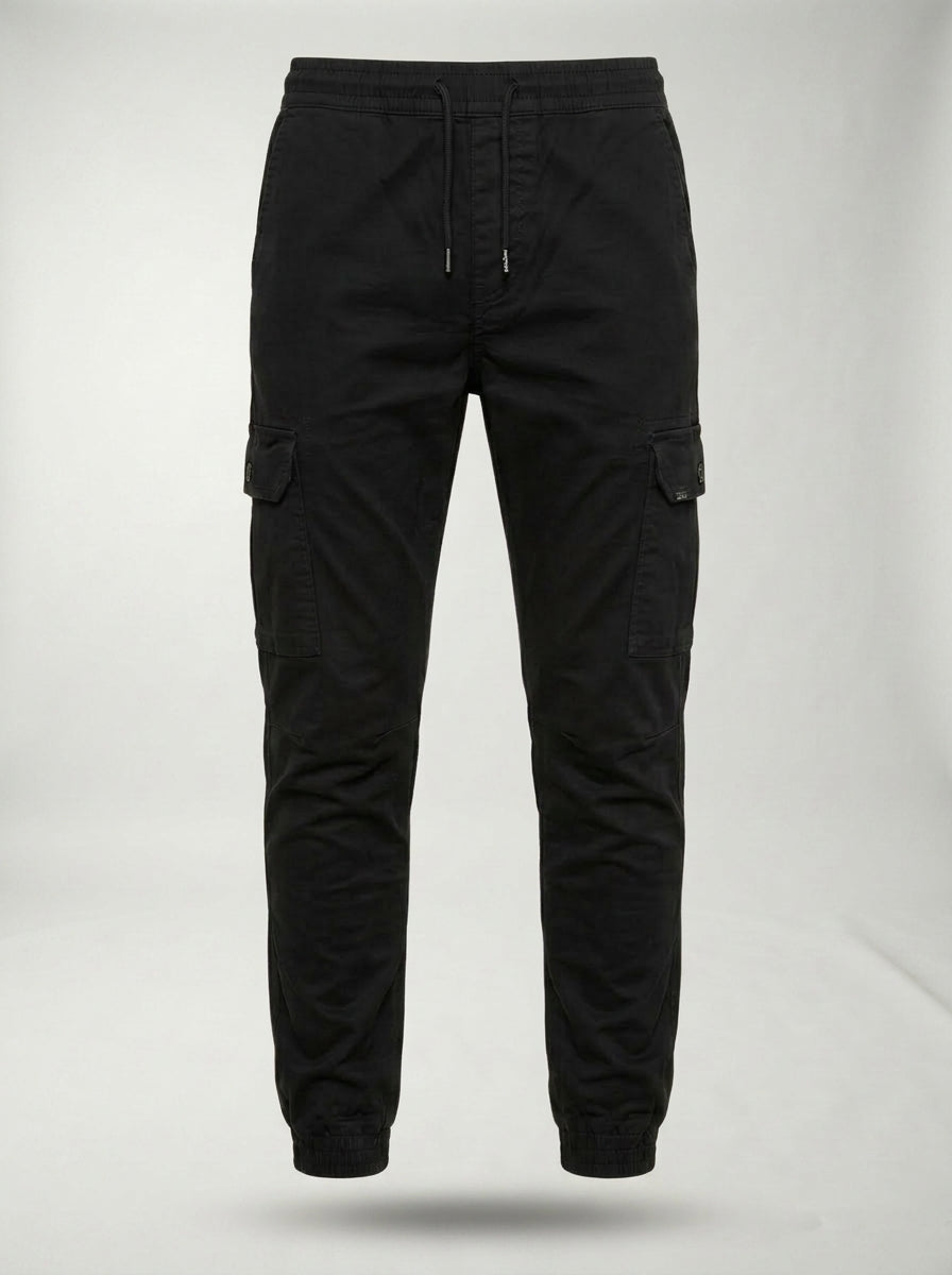 Pantalones Cargo Laluna LAVRA - vista lateral fondo neutro