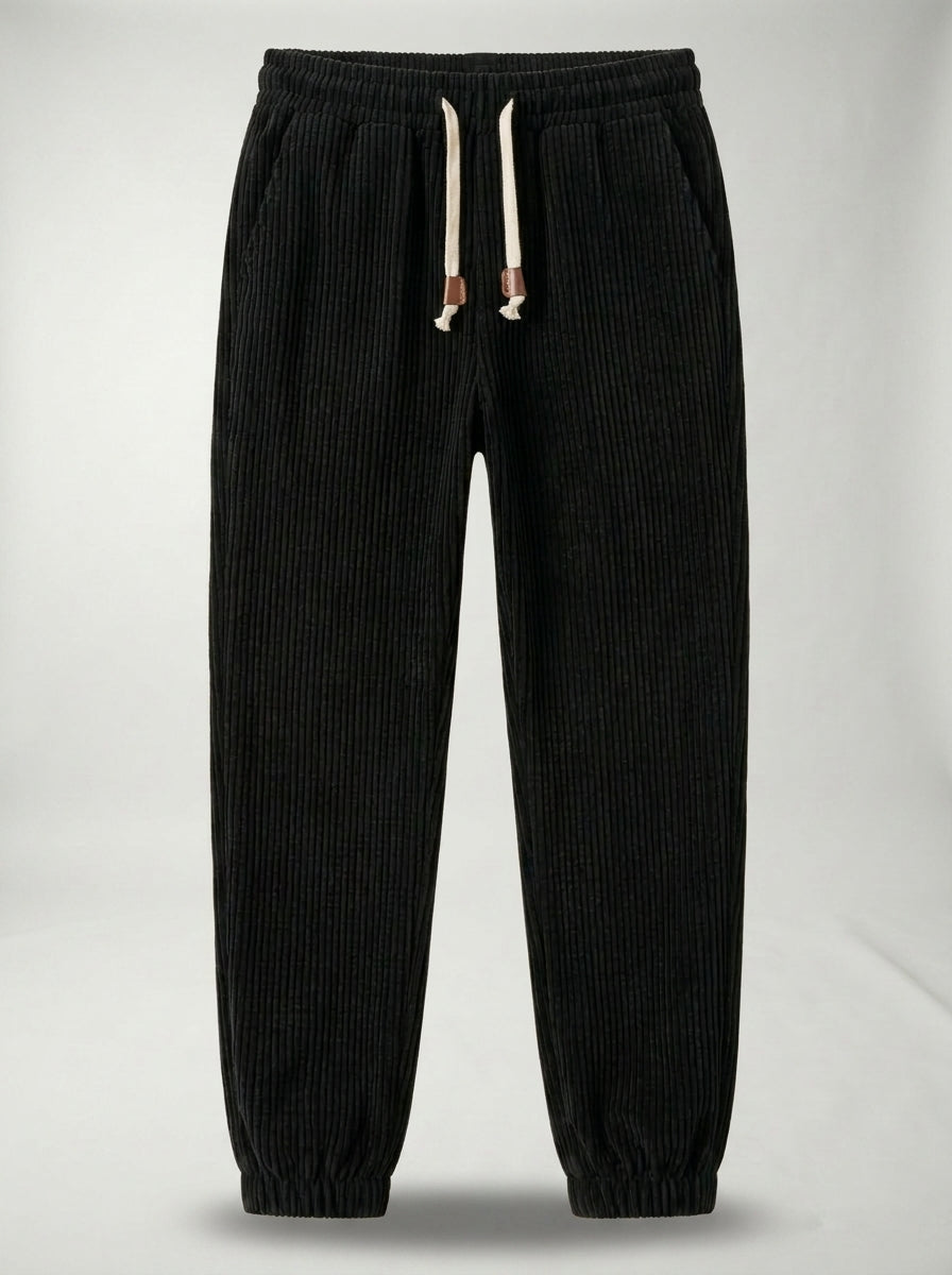 Pantalones de Pana Jitsu LAVRA - detalle cintura y bolsillos