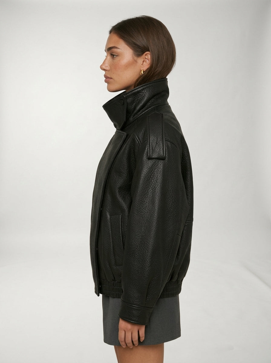Chaqueta de Cuero Lope LAVRA - look completo hombre urbano