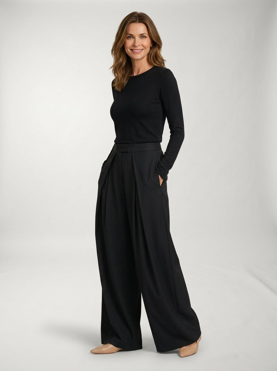 Pantalones Anchos Diplo LAVRA - modelo editorial look casual hombre