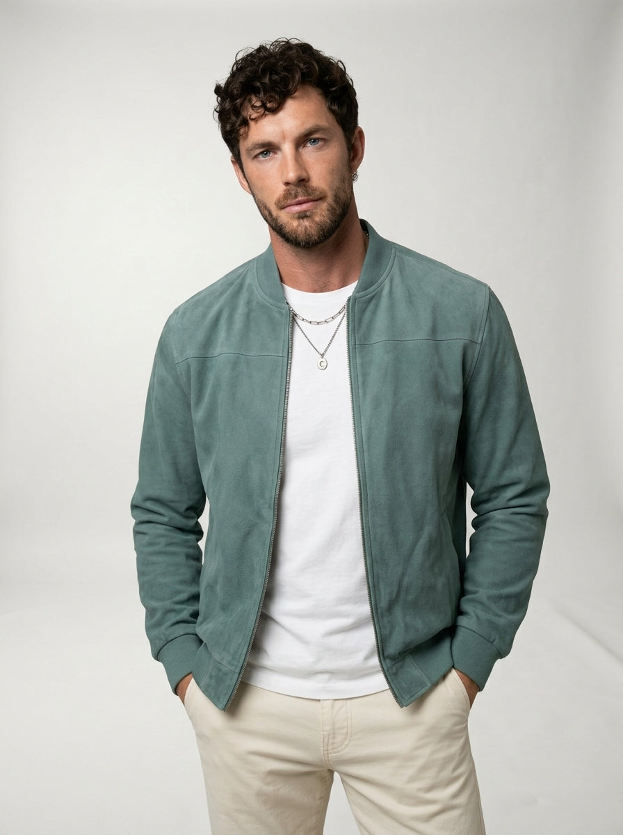 Chaqueta Duval LAVRA - modelo editorial negro look casual