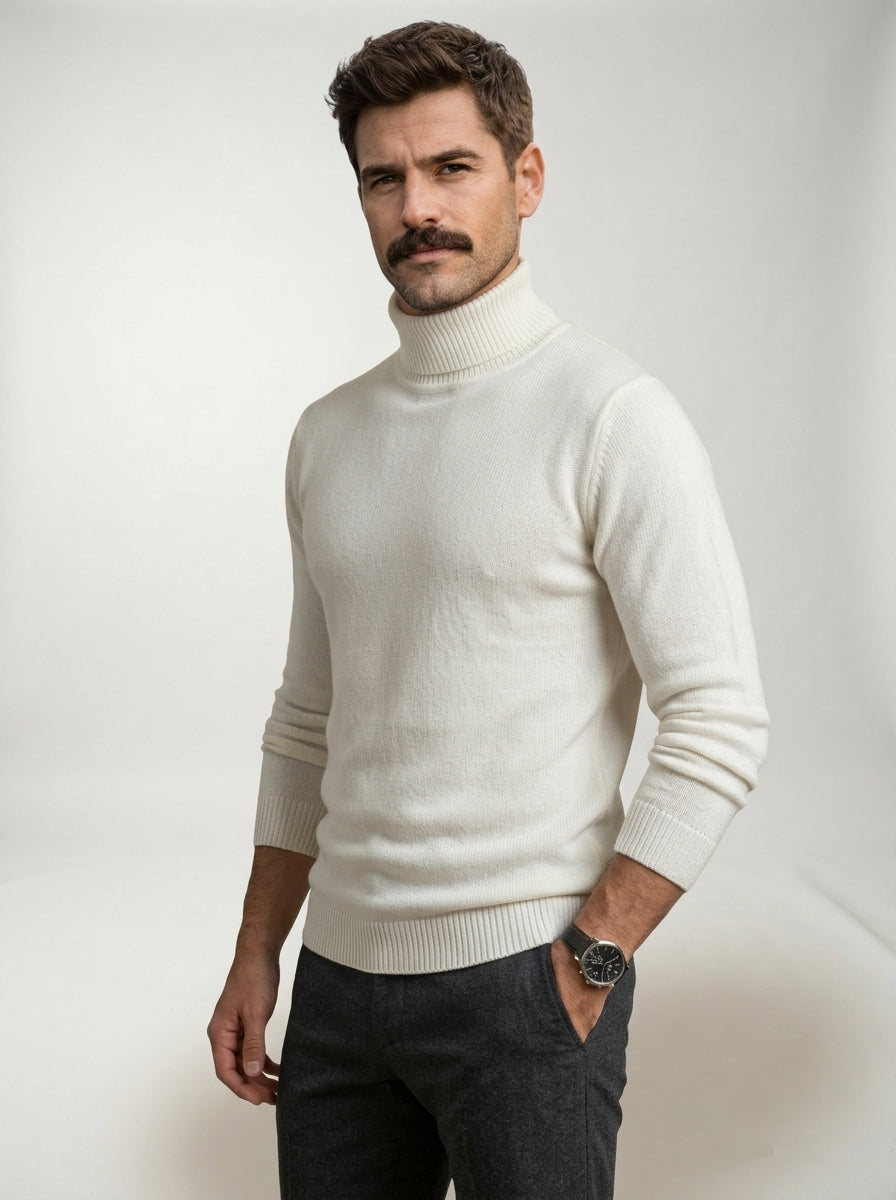 Jersey Monte Carlo LAVRA - modelo editorial look casual hombre