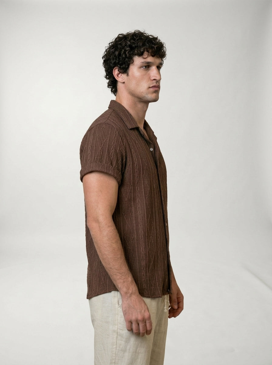 Conjunto Portofino LAVRA - conjunto hombre look verano vista lateral