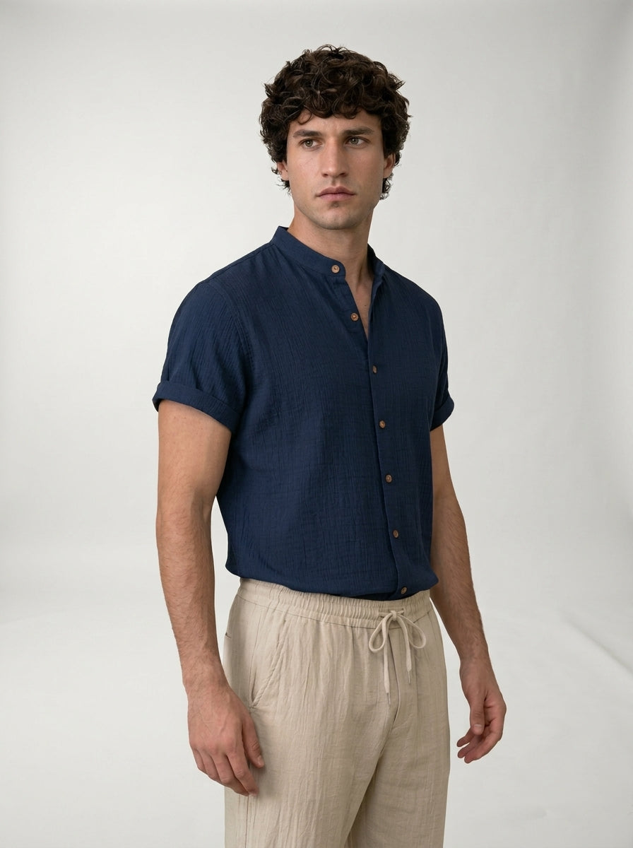 Conjunto Sorrento LAVRA - conjunto hombre modelo editorial look verano elegante