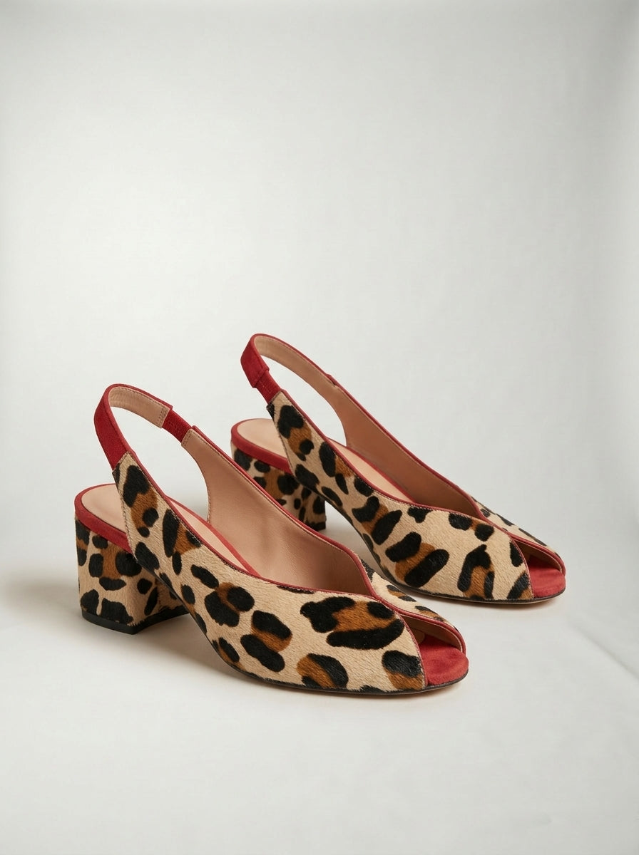 Tacones Louison LAVRA - tacón mujer vista lateral