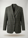Blazer de Cuadros Gris LAVRA - vista frontal product shot