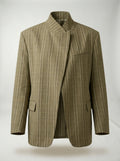 Blazer de Cuadros Beige LAVRA - vista frontal product shot