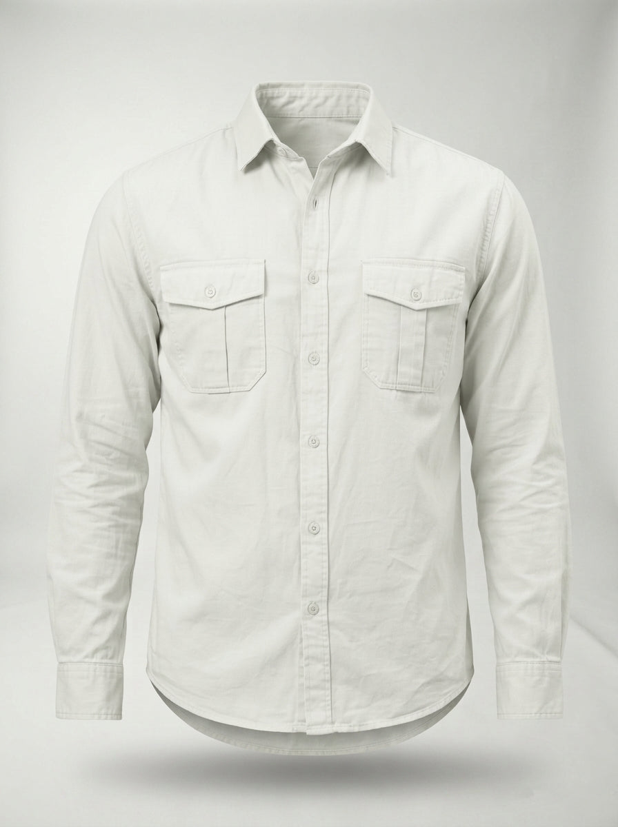 Camisa Bedford LAVRA - vista lateral fondo neutro