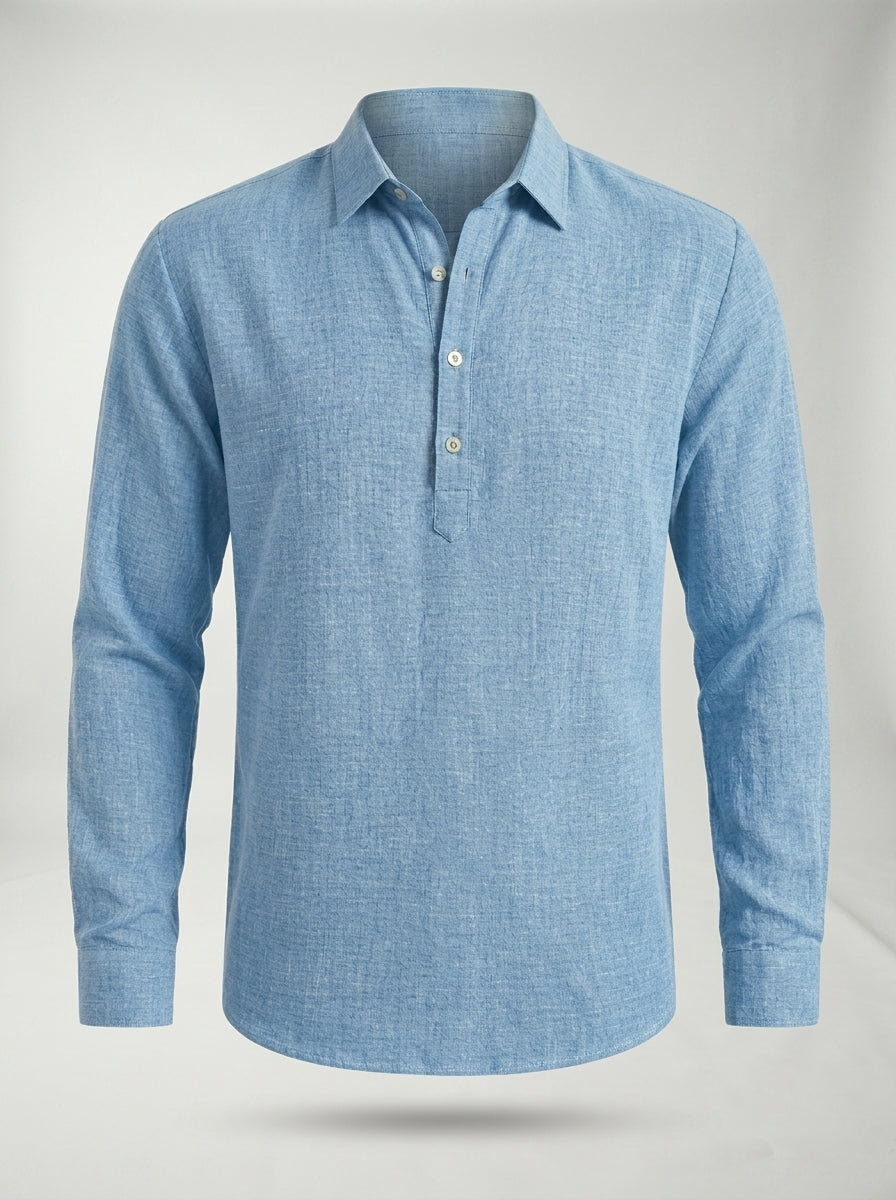 Camisa Lino Atelier LAVRA - vista frontal product shot