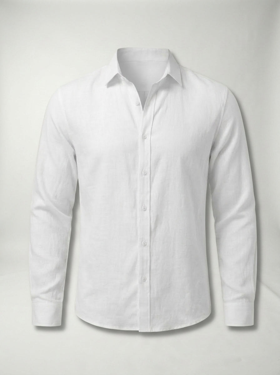 Camisa Cristof LAVRA - blanca vista frontal