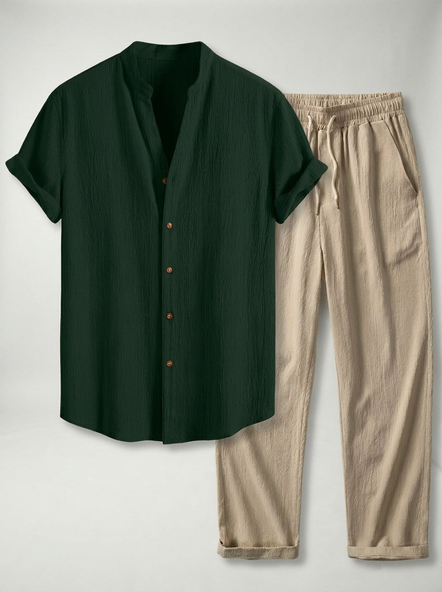 Conjunto Sorrento LAVRA - conjunto hombre look elegante vista frontal