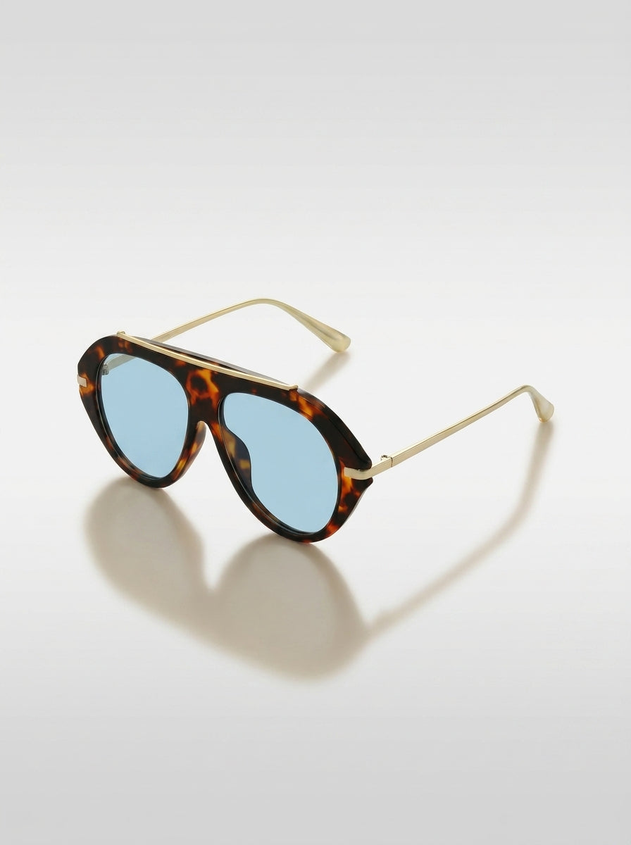 Gafas de sol AMSTERDAM LAVRA - montura hexagonal vista lateral