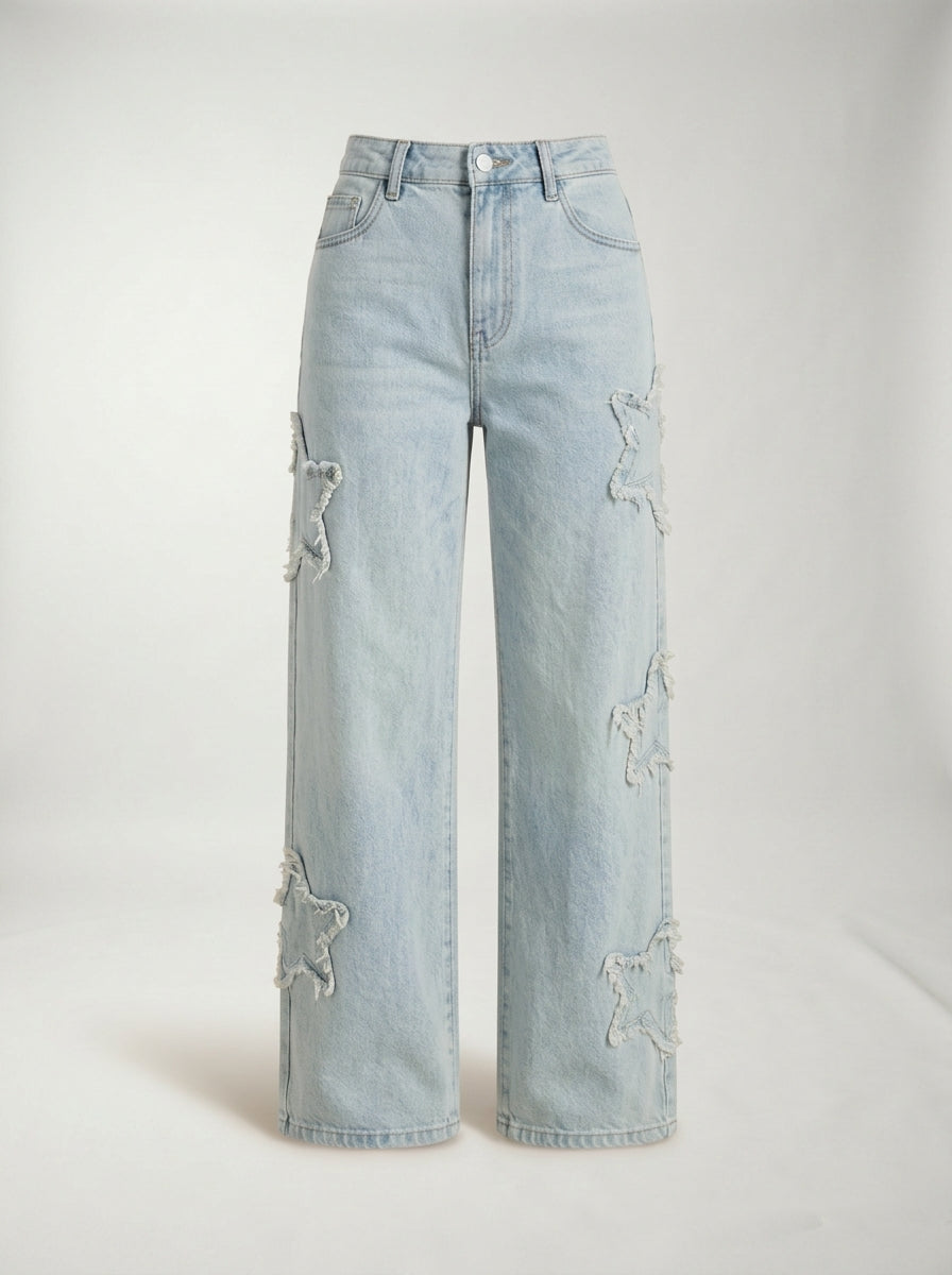 Vaqueros Star Asimétricos LAVRA - vista frontal product shot