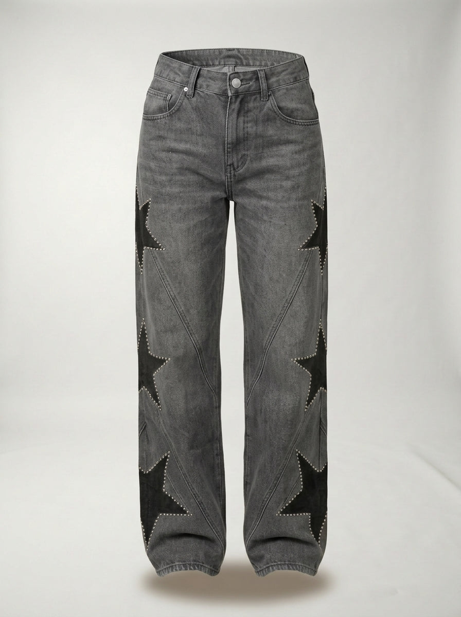 Vaqueros STAR Grises LAVRA - vista frontal product shot