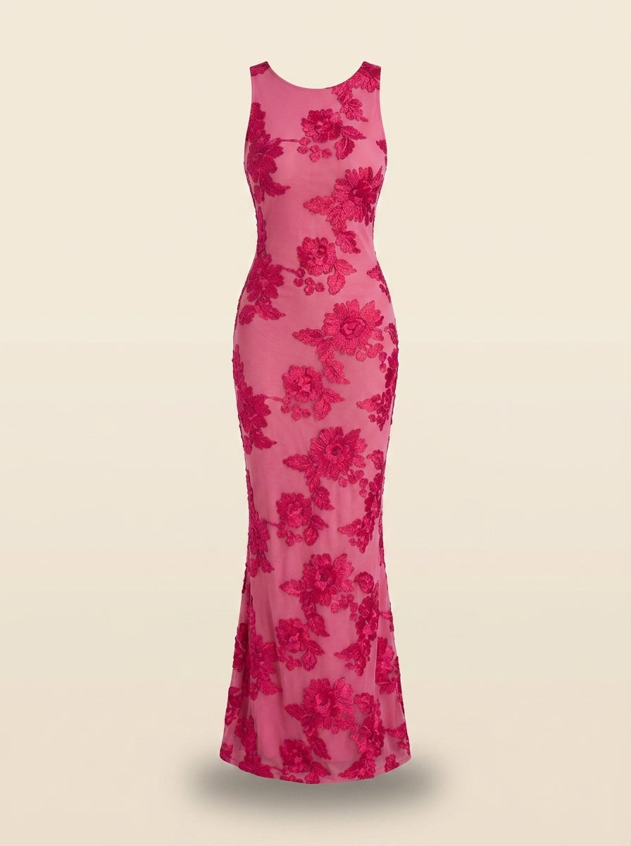 Vestido Amara LAVRA - vestido bordado product shot fondo neutro