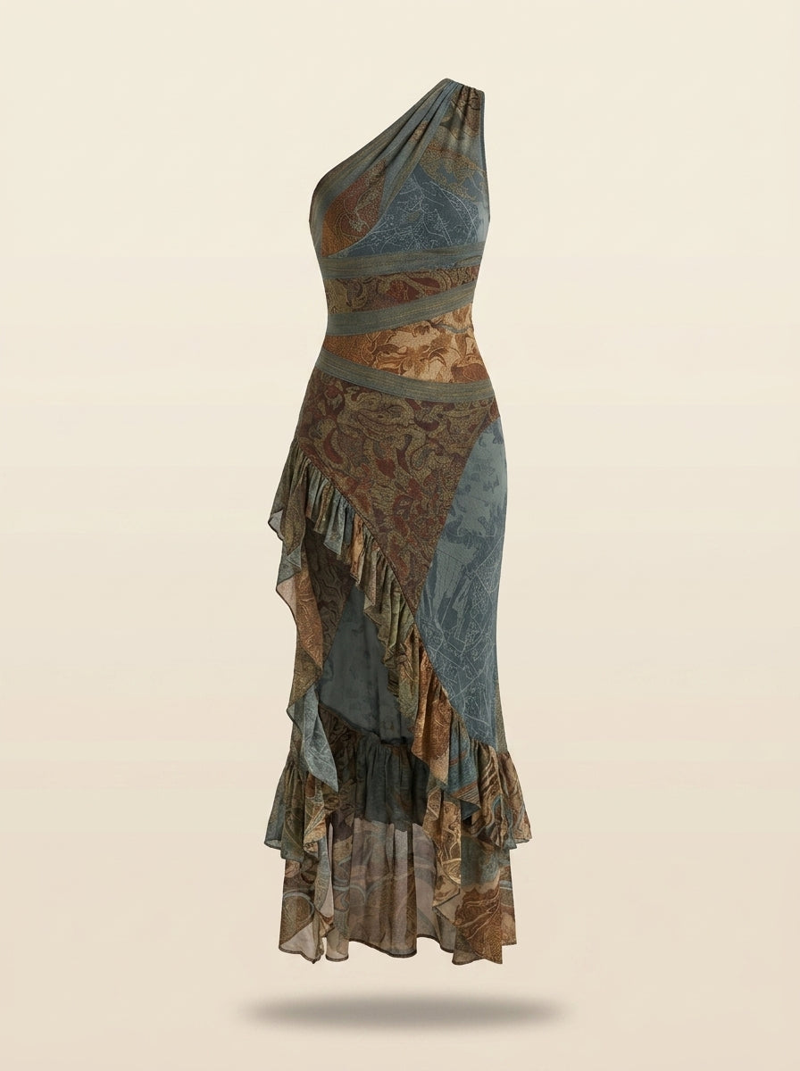 Vestido María LAVRA - detalle tela
