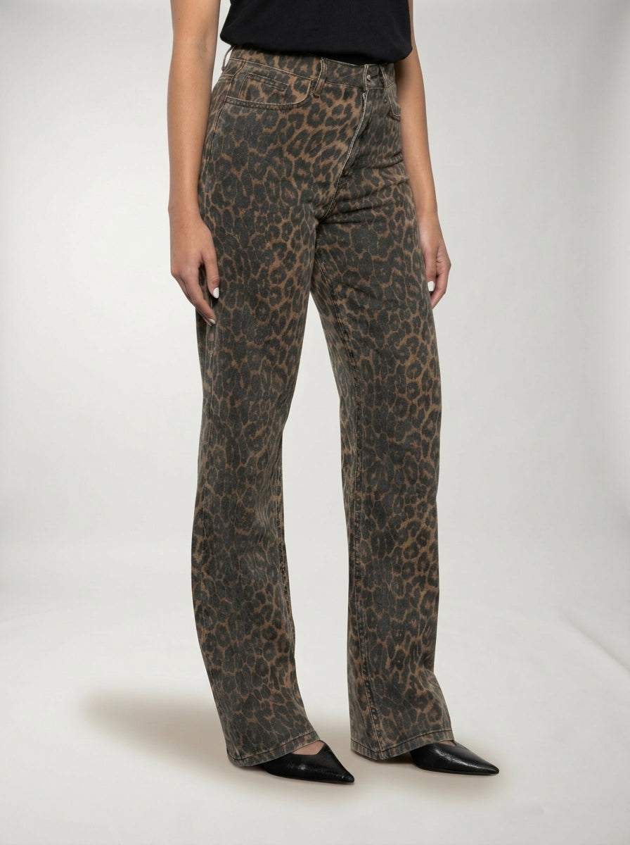 Pantalones LEOPARDO LAVRA - estampado animal print