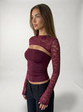 Top Atelier LAVRA - top mujer modelo editorial look verano elegante