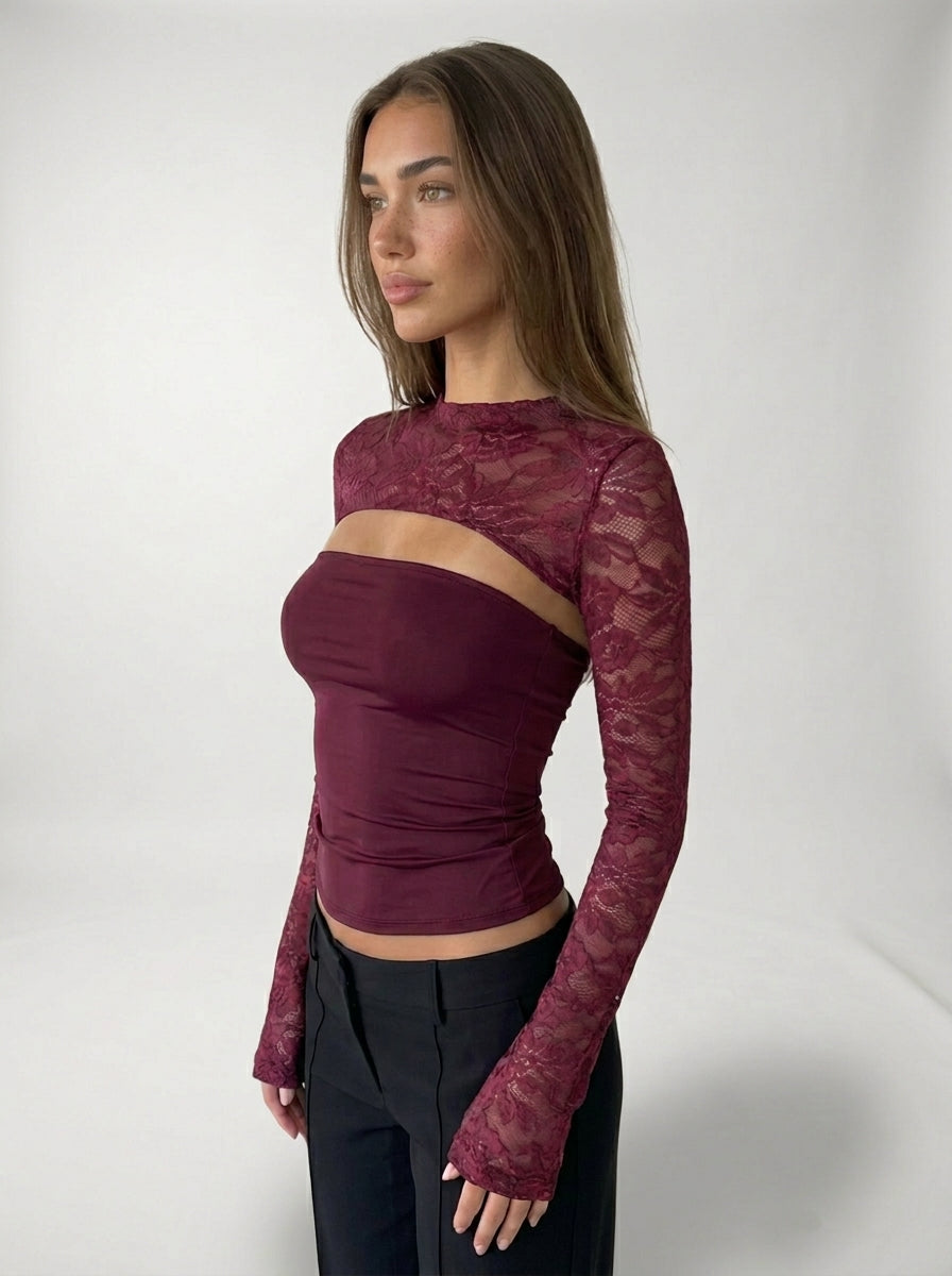 Top Atelier LAVRA - top mujer modelo editorial look verano elegante